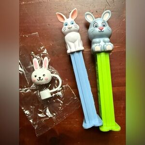 Bunny Pez Dispensers and topper bundle